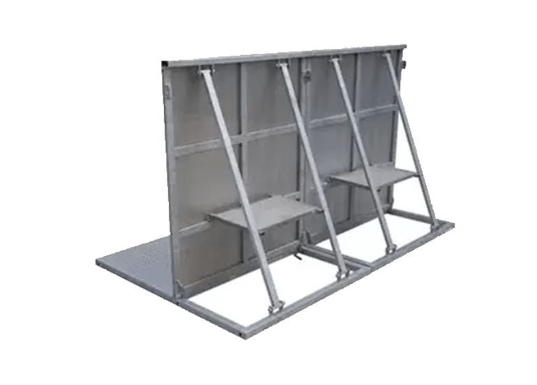Barricadas de contenção - Metallica estruturas em aluminio